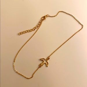 Gold Bird Necklace